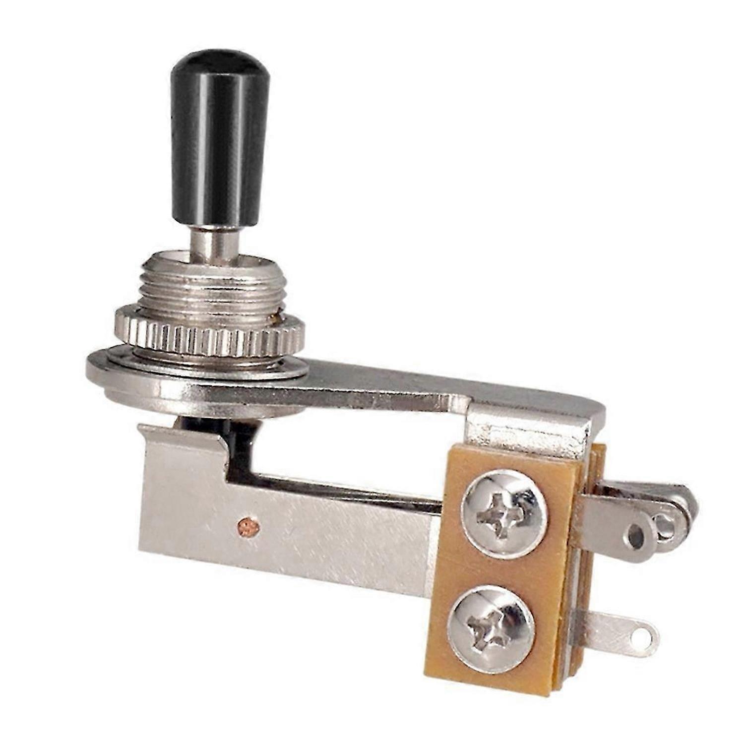 3 Way Switch Right Angle L-Type Guitar Toggle Switch with Copper Head for Electric Guitar Bass