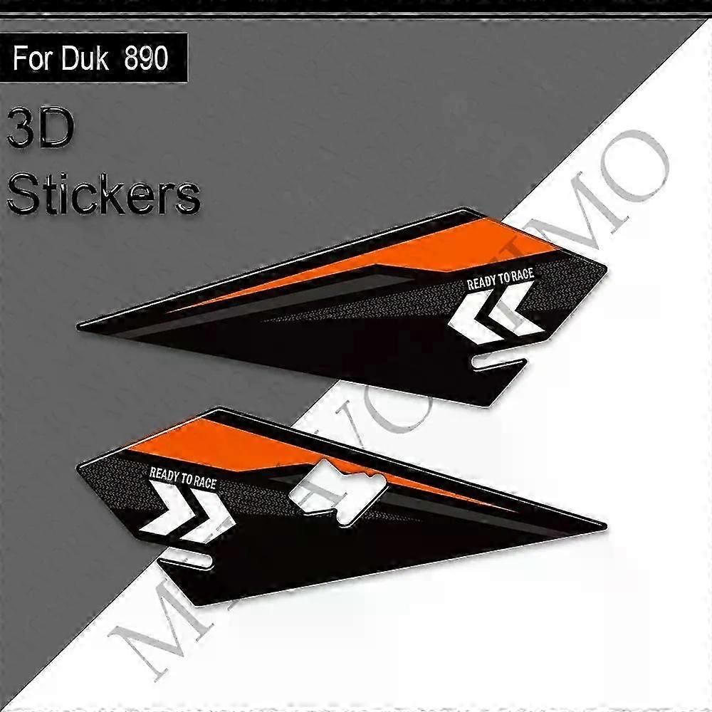 התאמה מעולה ל-890 Duk מגן פגוש אופנוע מעולה מגן טנק מעולה כרית צד אחיזת גז מזוט גוף הברך מעולה תלת מימד Exquis