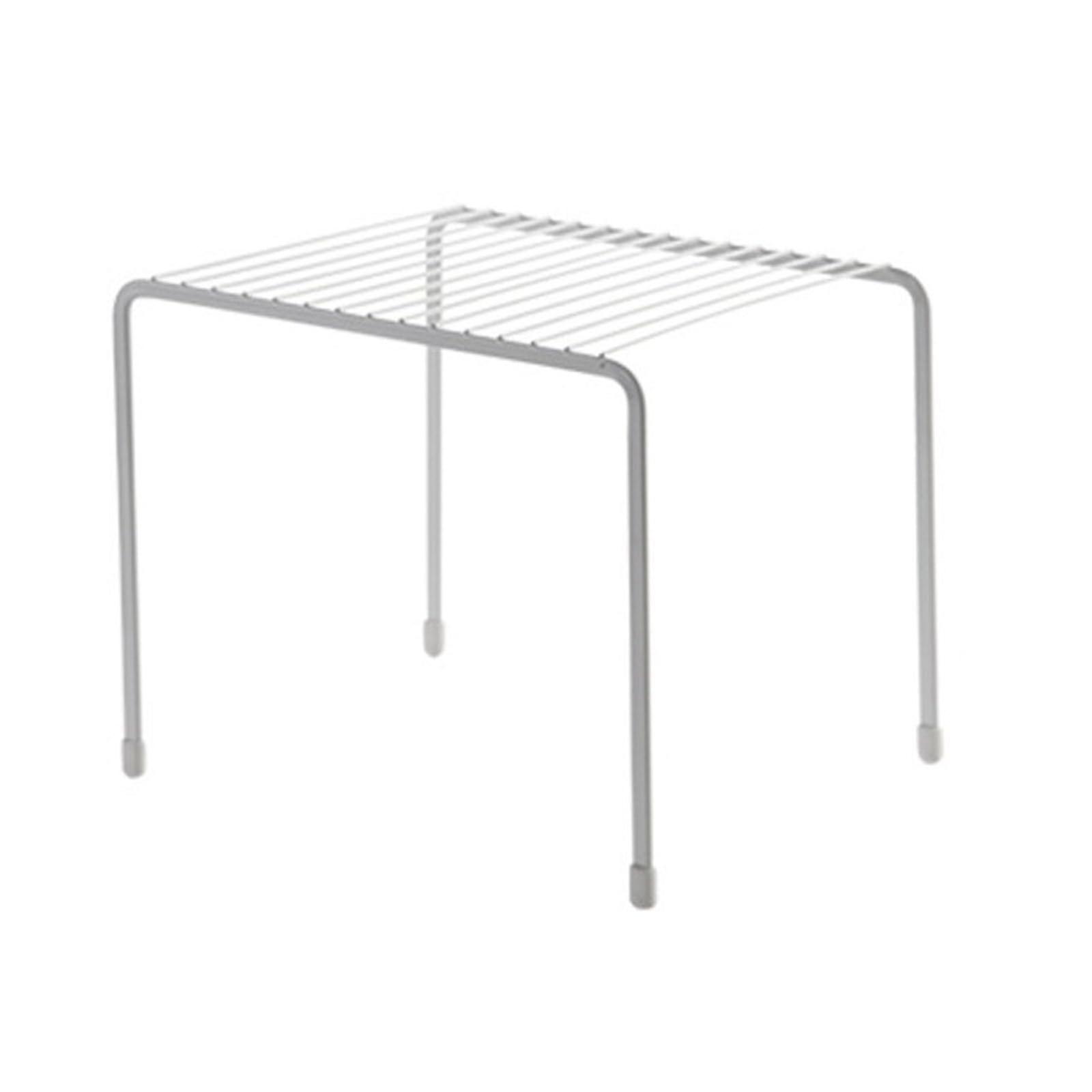 Versatile Wire Storage Rack for Home Organization, Large White Kitchen and Bathroom Utensil Organizer