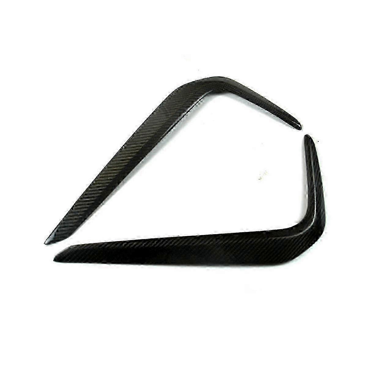 Front Fog Light Trim for New 5 Series G30 G38 Upper Wrap Angle Wind Knife Carbon Fibre