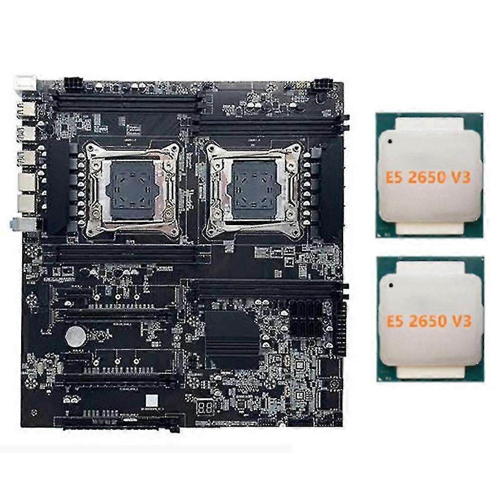 X99 Dual-socket Mboard A2011-3 Dual Cpu Recc Ddr4 Memory Computer Mboard With 2