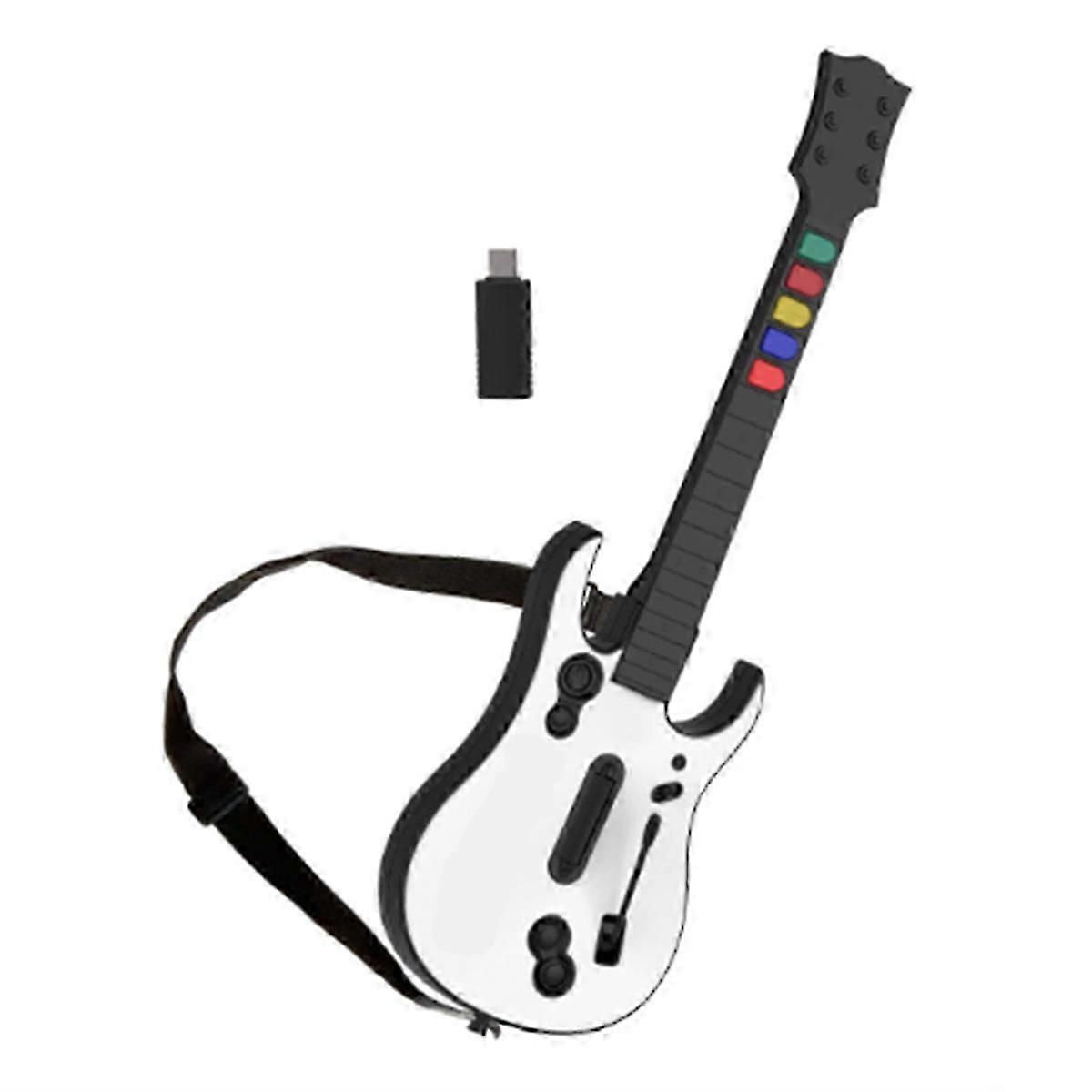 2.4G Wireless Game Guitar Controller For Pc White