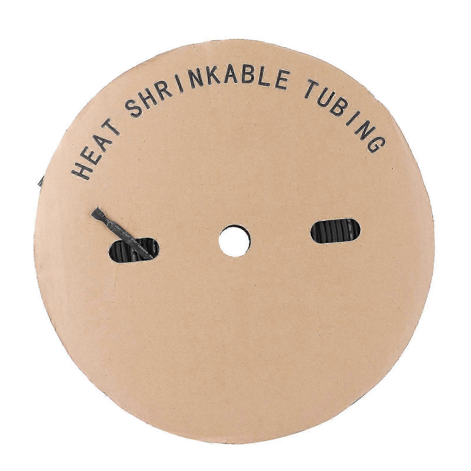 Black Insulated Heat Shrink Tubing for Wires and Cables 6mmx100m