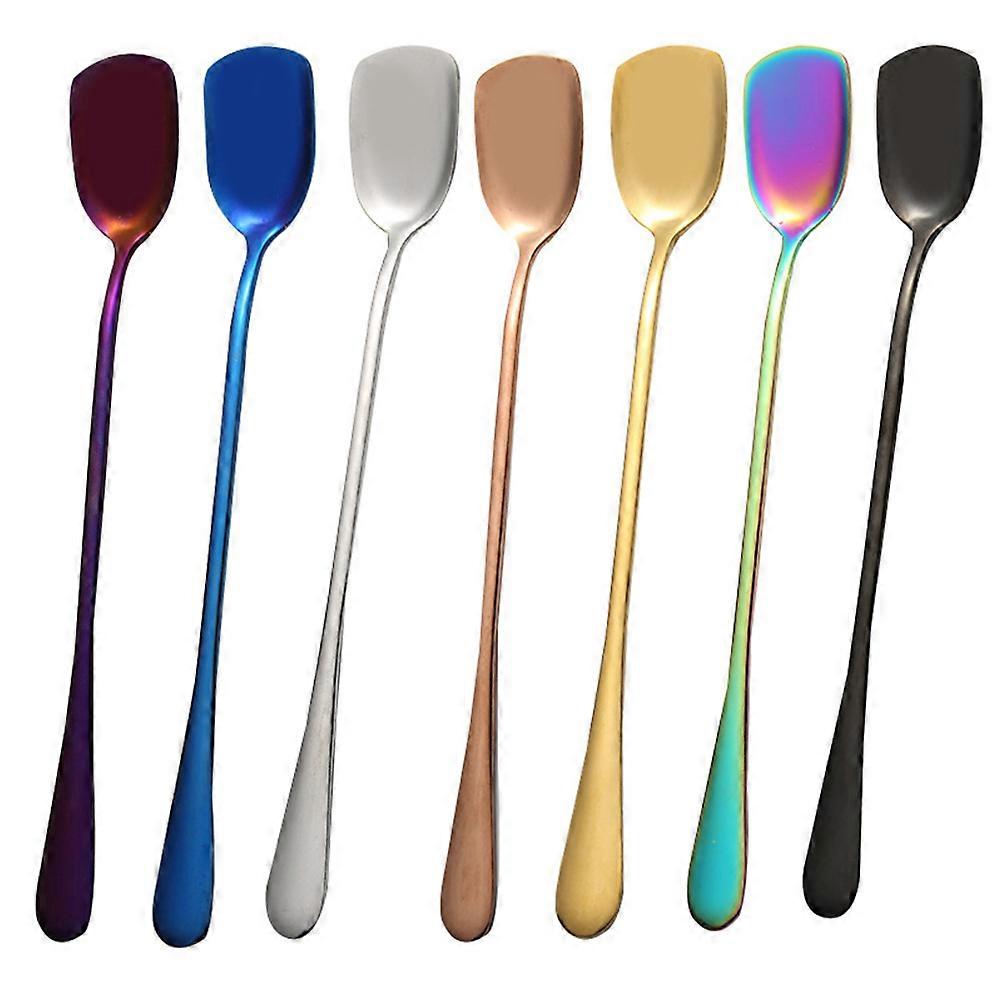 Here's a polished product description for your **6pcs Stainless Steel Ice Cream Spoons**:
**6pcs Stainless Steel Ice Cream Spoons – Long Handle