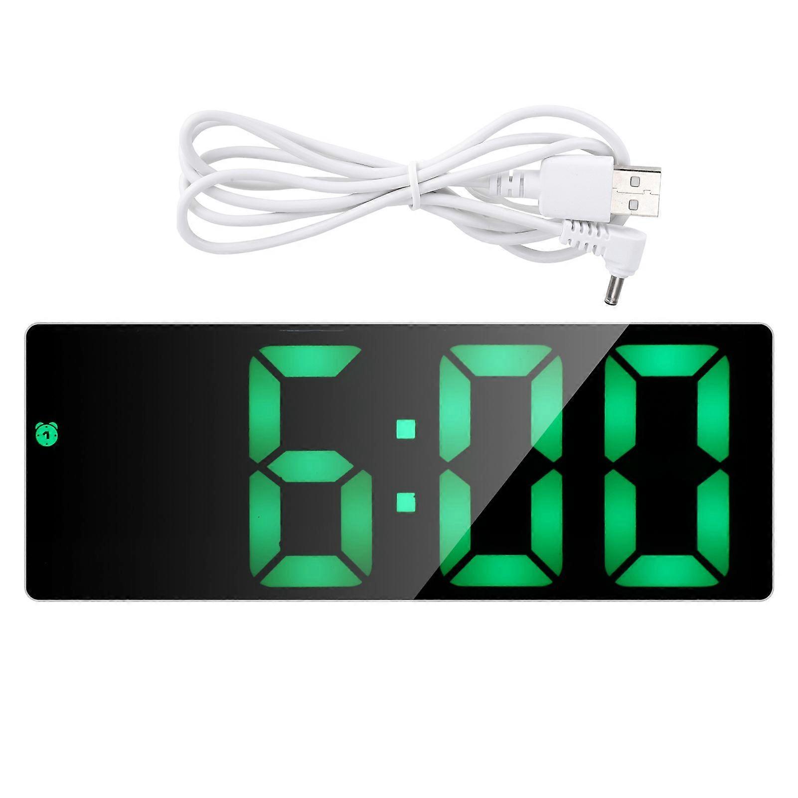 2025 Latest Model  Electronic Clock LED Display Digital Mirror Alarm Clocks