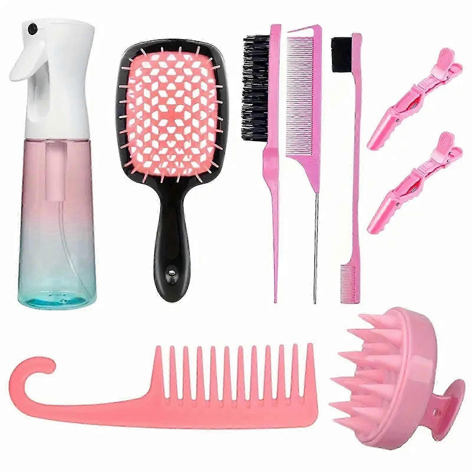 Highlight Comb Set Peignes pour Coiffeur Premium Spray Capillaire Flacon Brume Continue