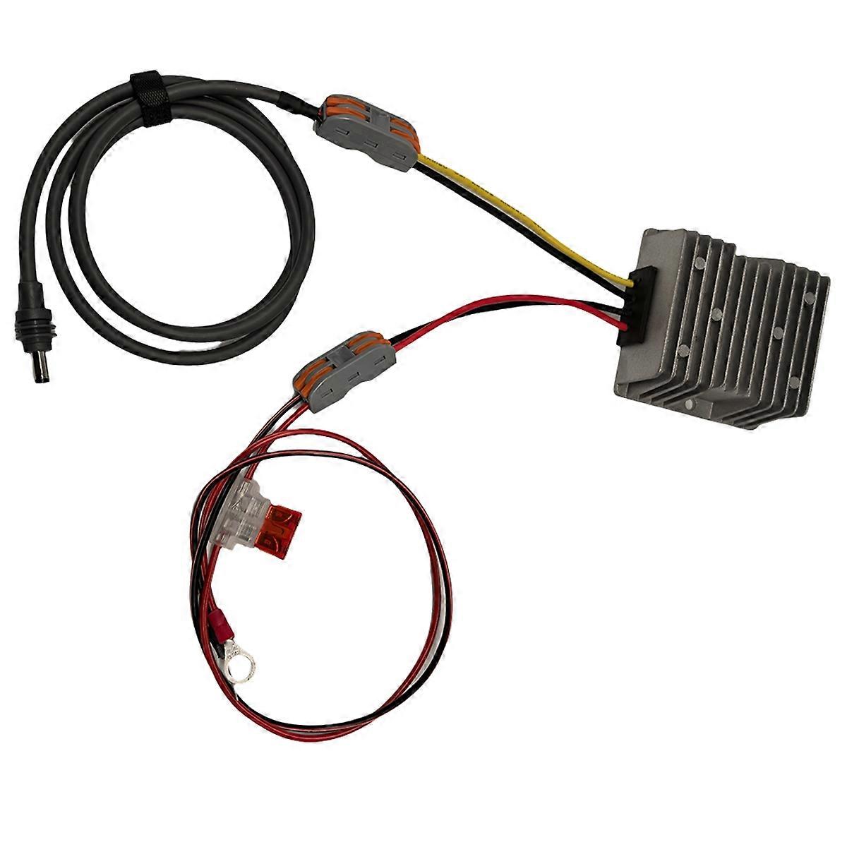 12V Adapter DC 12V Power Cord Converter for Mini Power Boost to 48-57V, 5A Conversion Kit DC Male Plug 3 Meters