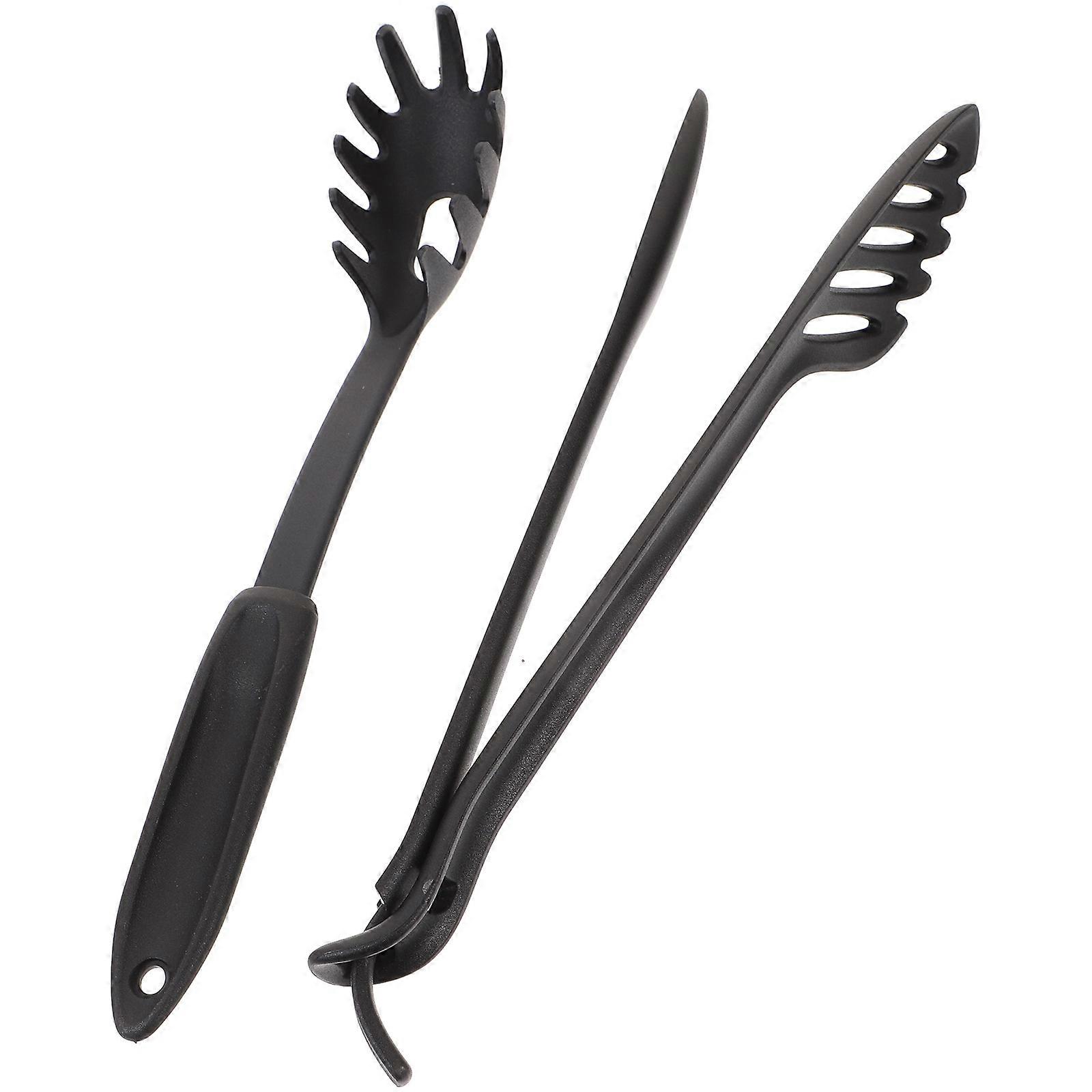 Multi Function Spaghetti Tong Pasta Tools Professional Chefs Heat Resistant Sturdy Reliable 30X4 5X4CM