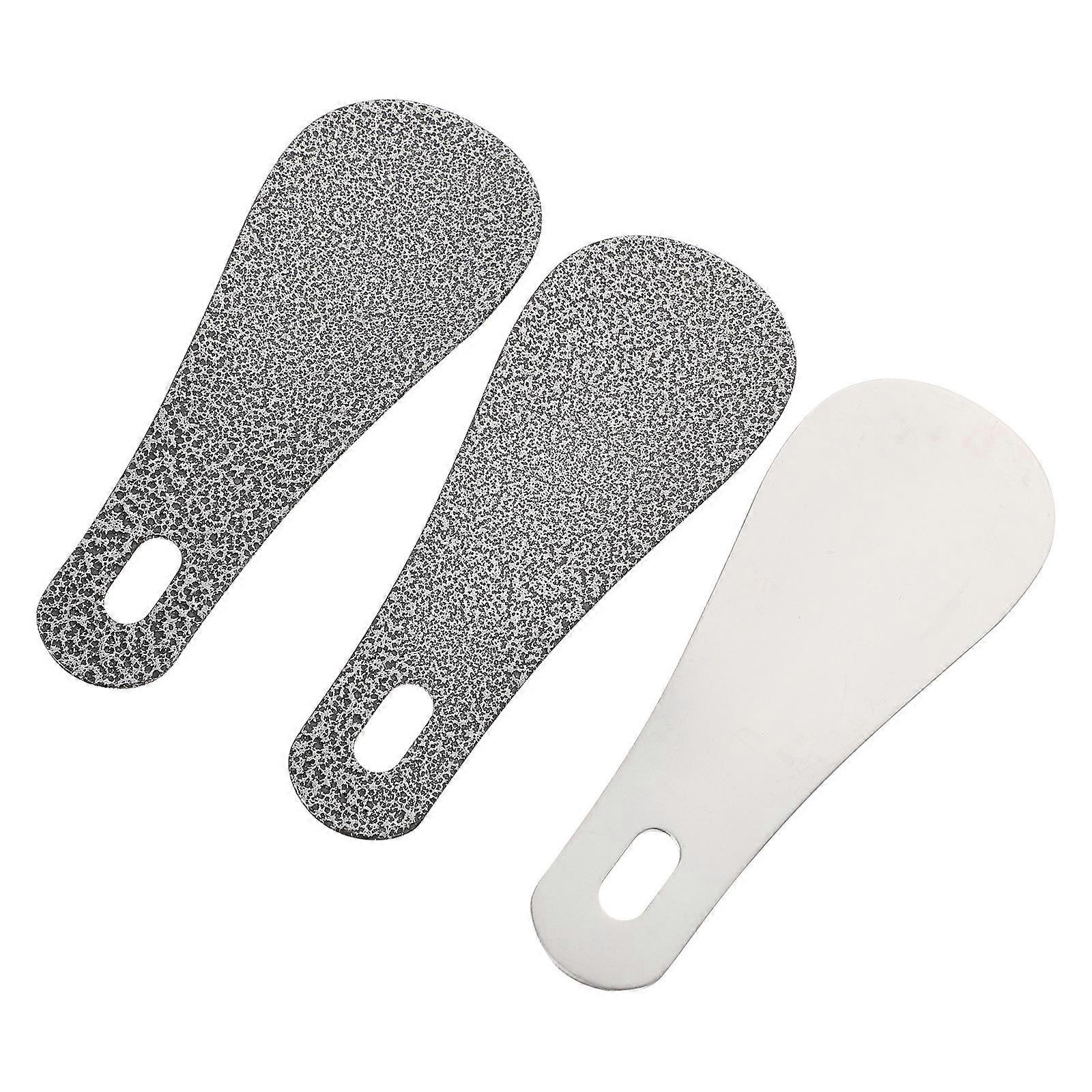 Stainless Steel Shoehorns 3Pcs Lightweight Portable Shoe Lifter Tools for Home Use Assorted Color