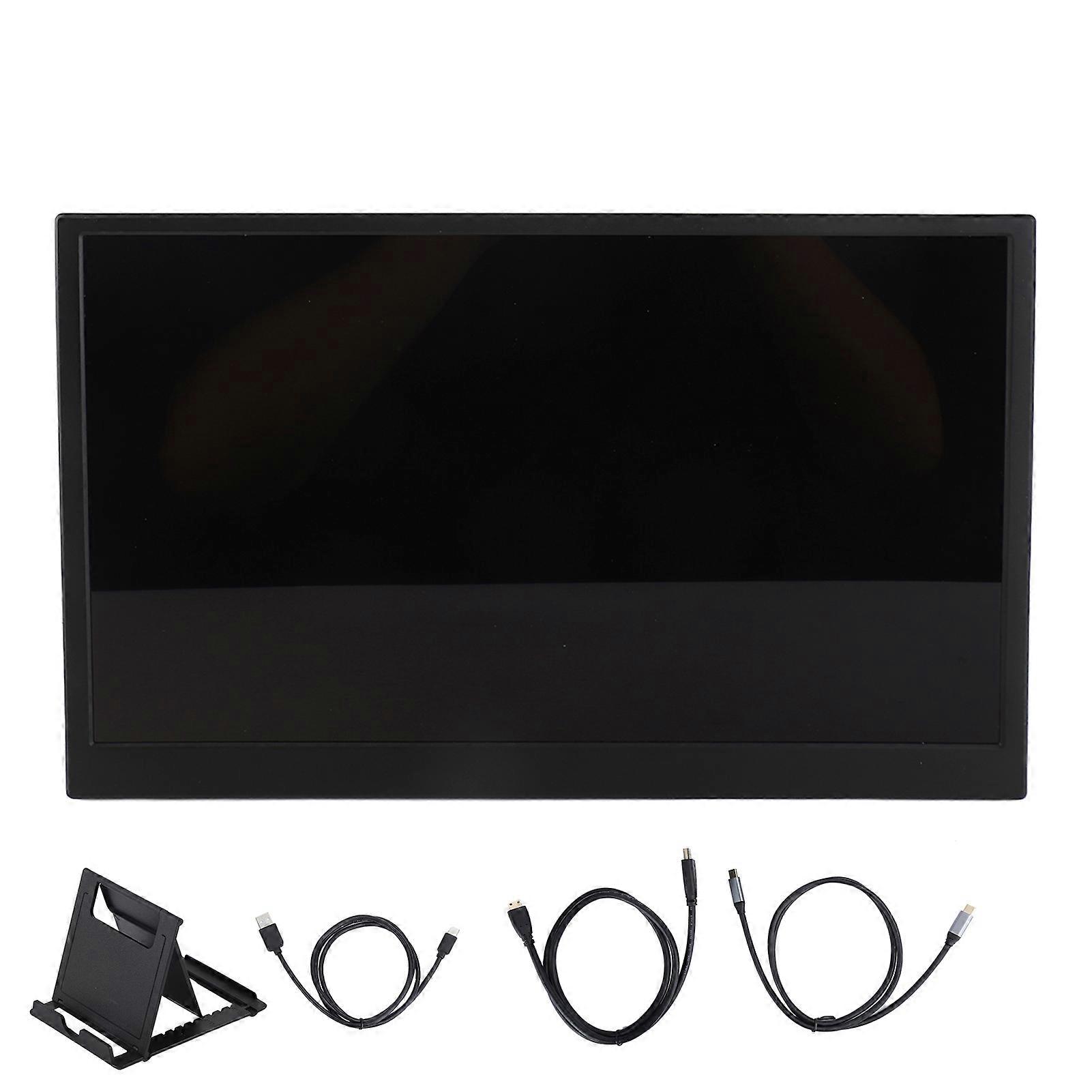 15.6in IPS Portable Ultrathin Display Game Console Computer HD Multimedia Interface Type‑c Split Screen 1080P