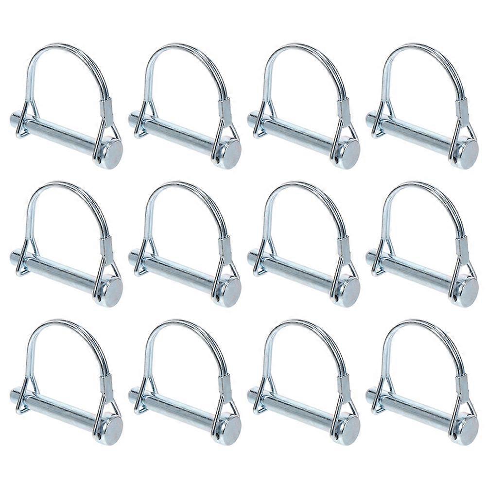 Trailer Lock Pin Carbon Steel Safety Coupler Pin Home Use 12Pcs
