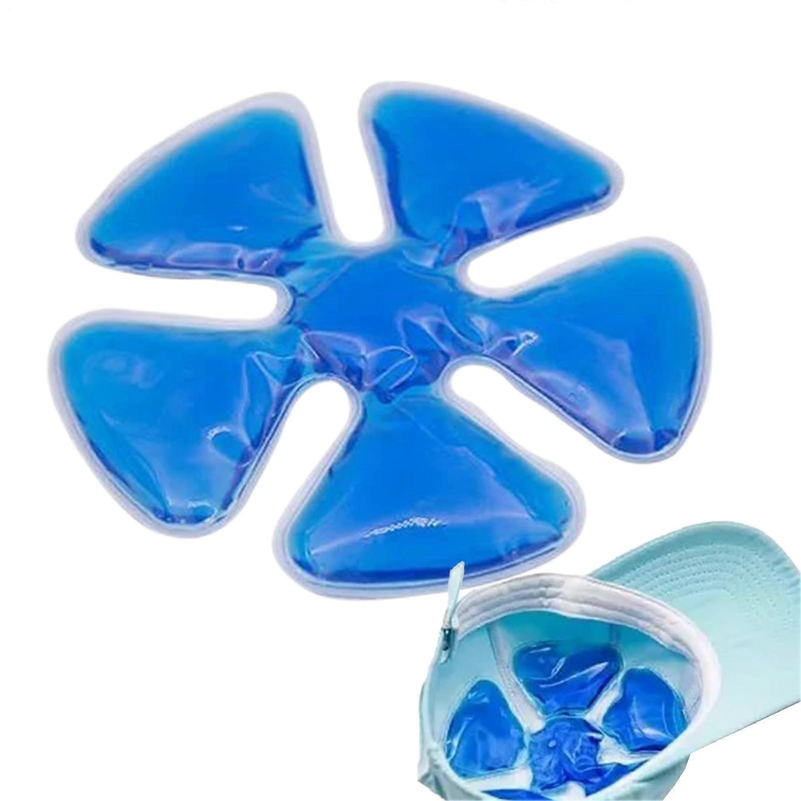 Hard Hat Ice Pack – Portable Helmet, Cold Weather Use, Breathable, Scooter Helmet, Cooling Down for Running, Outdoor Sports, Camping, Blue