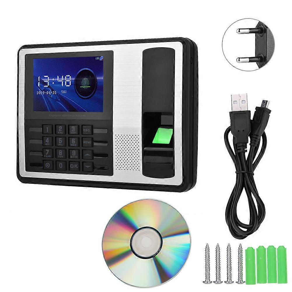 4inch TFT LCD Screen TCP/IP Interface Fingerprint Password Attendance Machine