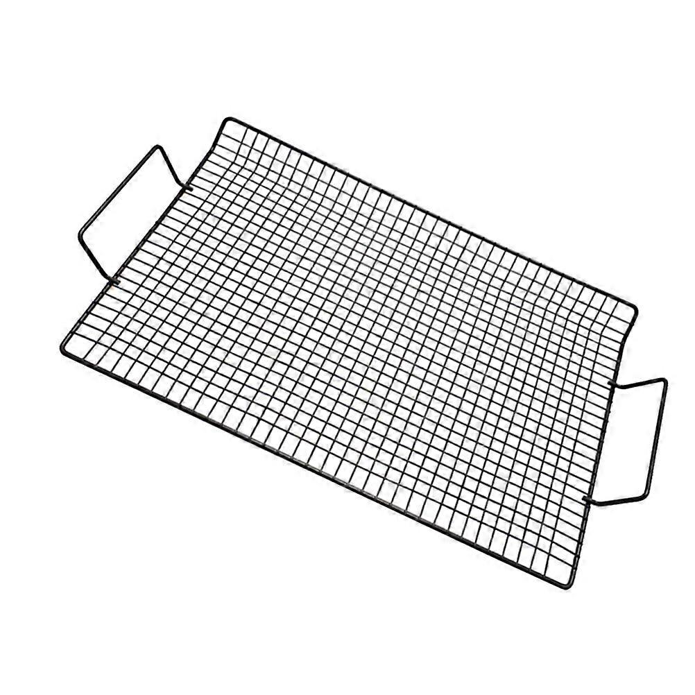 Black NonStick BBQ Net for Grilling Perfect for Outdoor Barbecue with Fine Craftsmanship 11.8x7.9 Inches