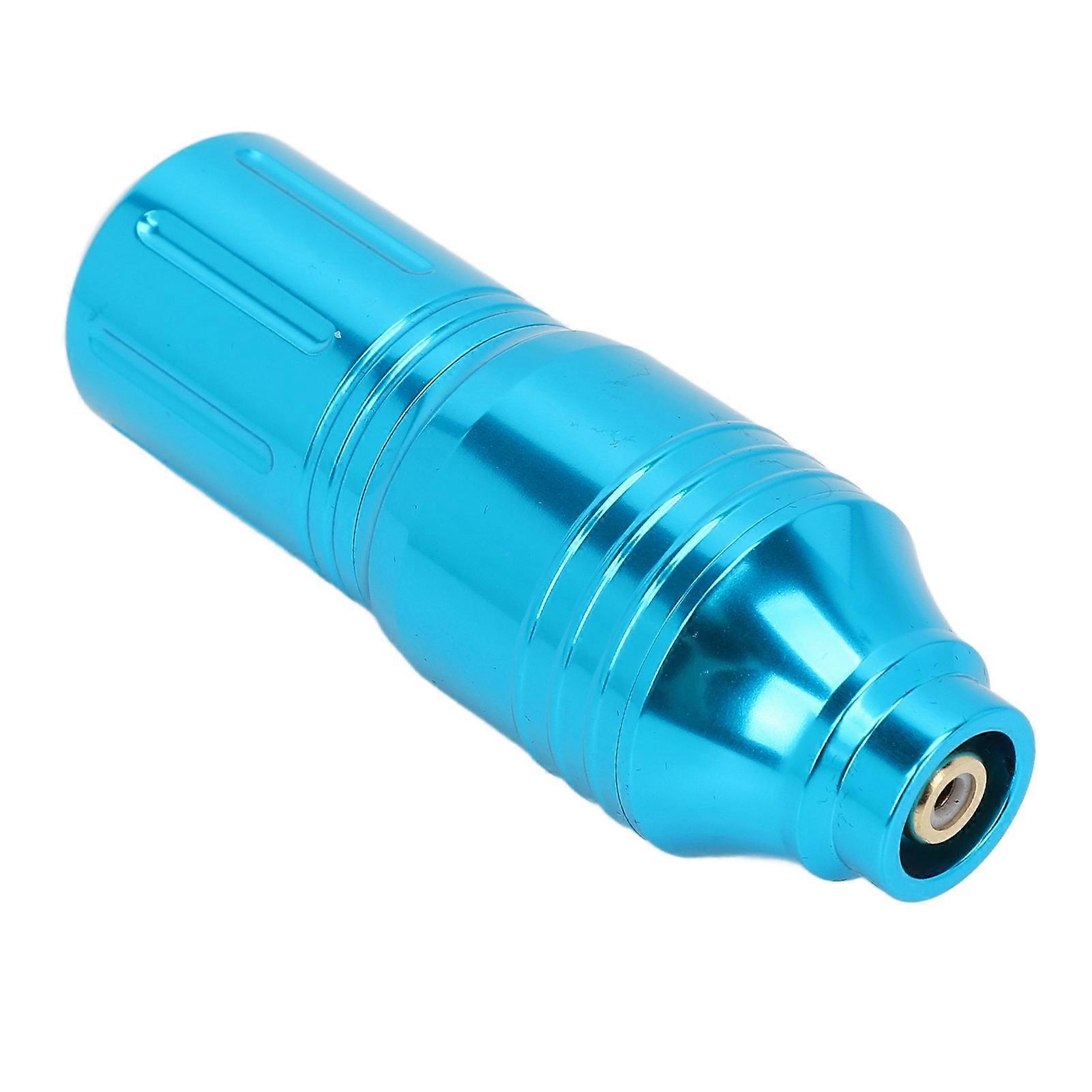 Tattoo Pen Machine Professional Powerful Motor RCA Interface Rotating Tattoo Pen for Beginners Tattoo Artists Blue