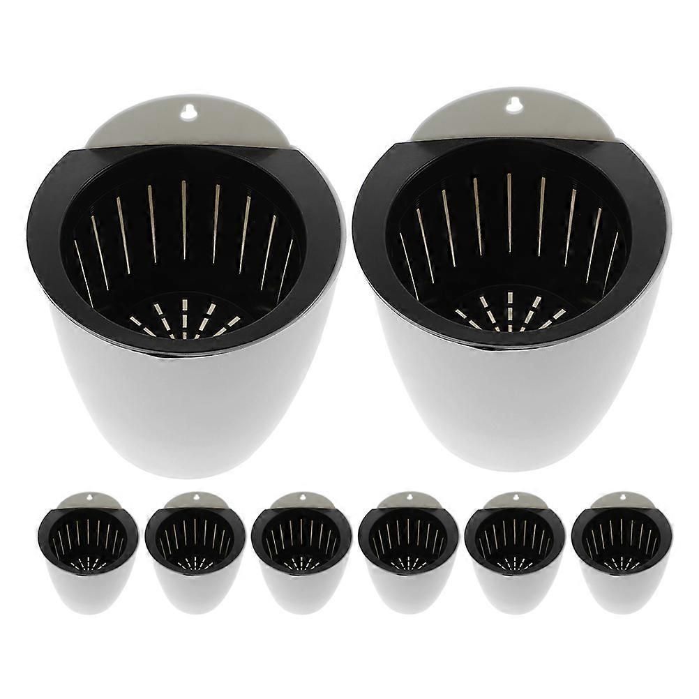 Indoor Self Watering Planter Flower Container Automatic Watering Planters 8Pcs