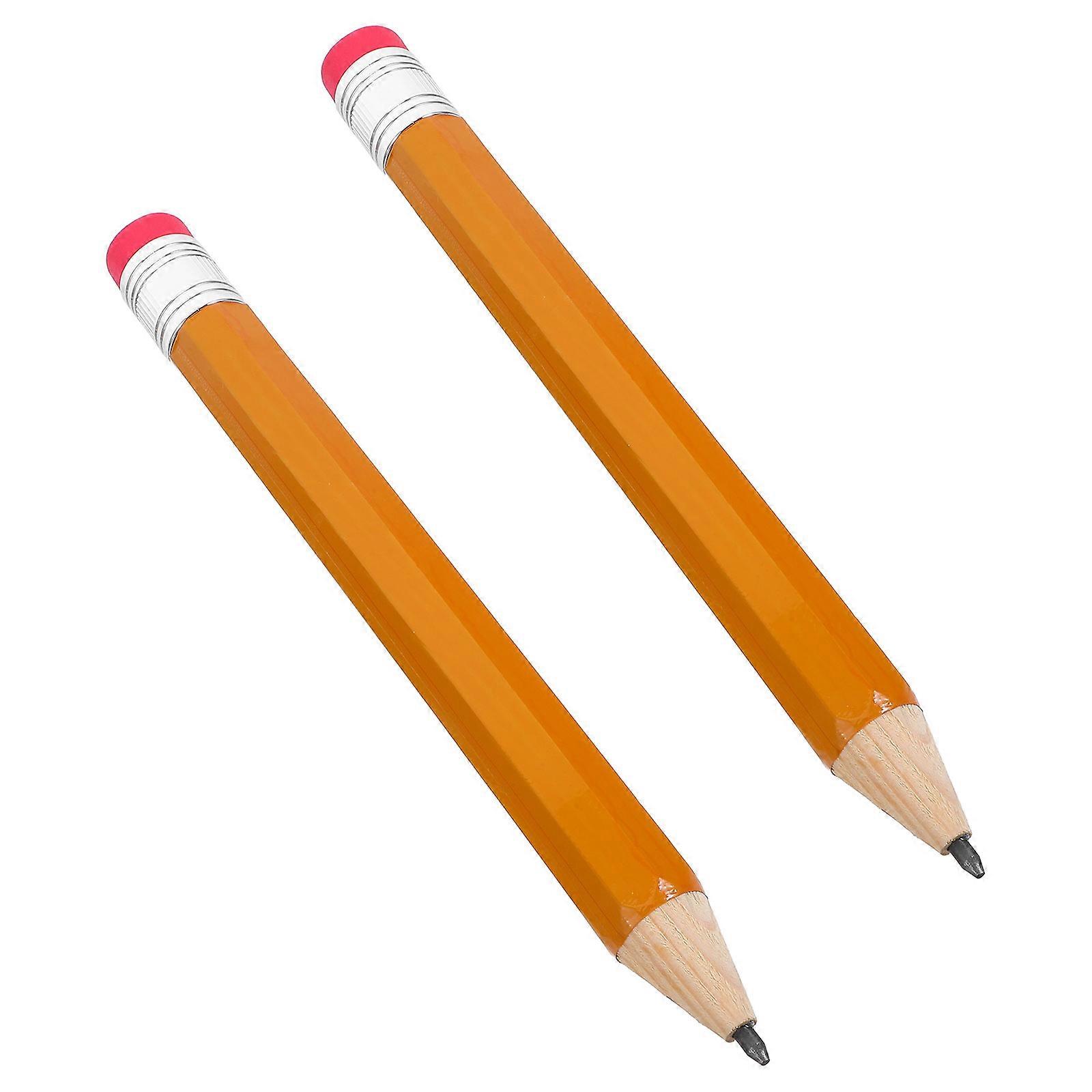 Giant Wooden Pencils Set Oversized Colored Pencils with Erasers for Photo Props, School Supplies & Creative Stationery for Adults