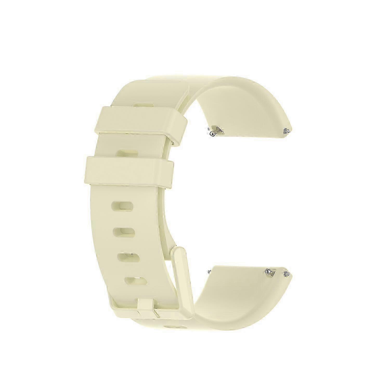 Soft Silicone Watch Band with Classic Buckle for Fitbit Versa, Versa 2 & Lite