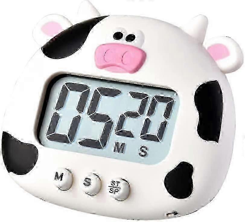 Cute Cow-Shaped Kitchen Timer - Ideal for Cooking, Baking, and Student Study Sessions [HS]