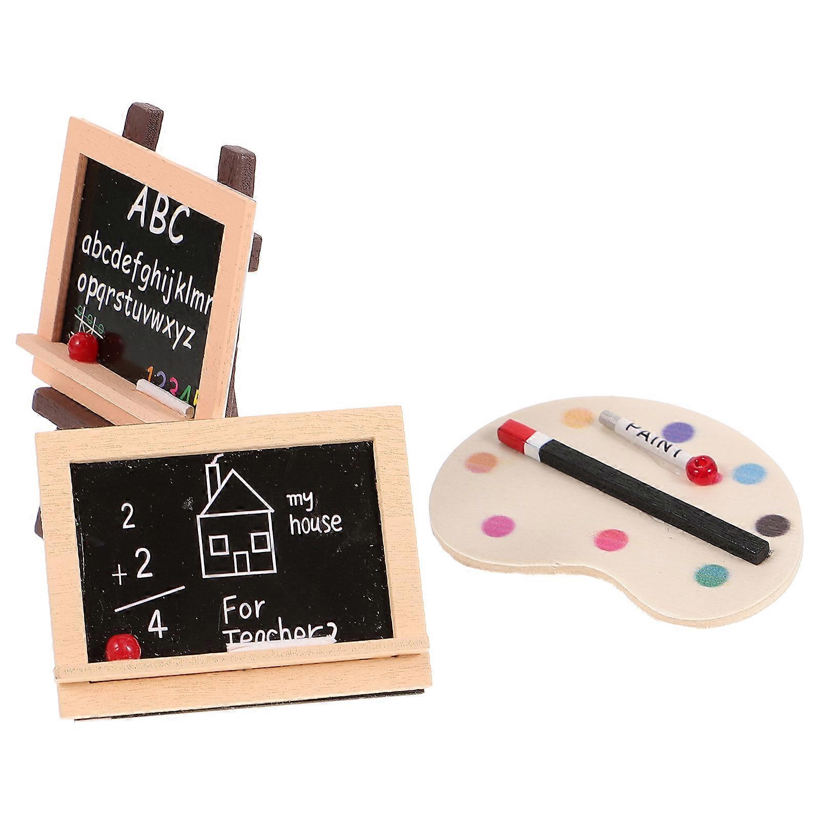 Mini Easel Decorative Model For Children Assorted .5X3.5Cm Durable 1 Set