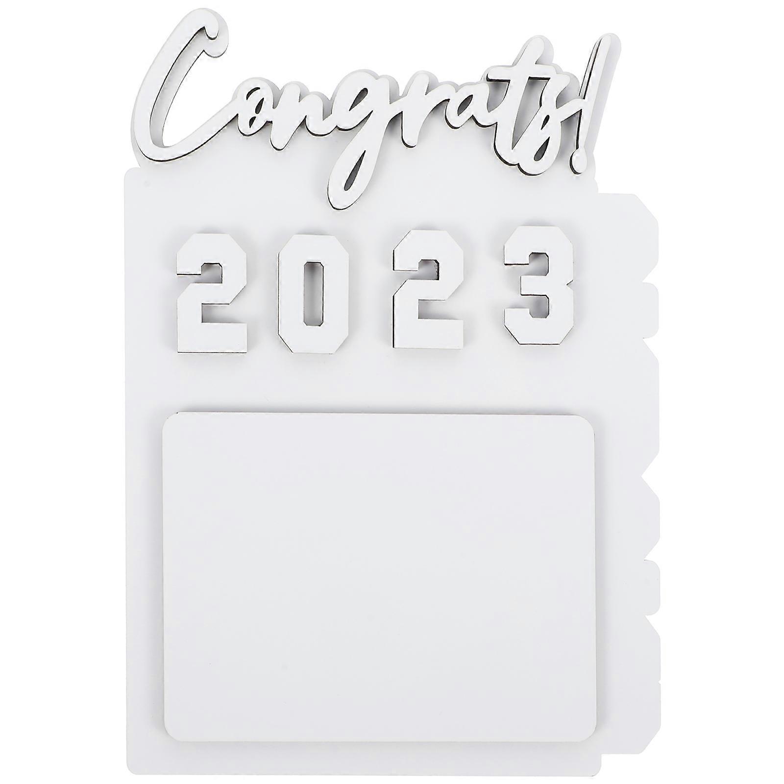 White Heat Transfer Picture Frame for Decoration Made of Density Board 6x8 Inch