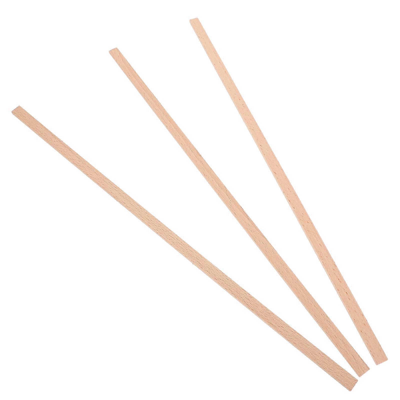 Crafting Supplies Wood Sticks For Woodworking Projects Diy Enthusiasts Smooth Edges Multi Function 3Pack