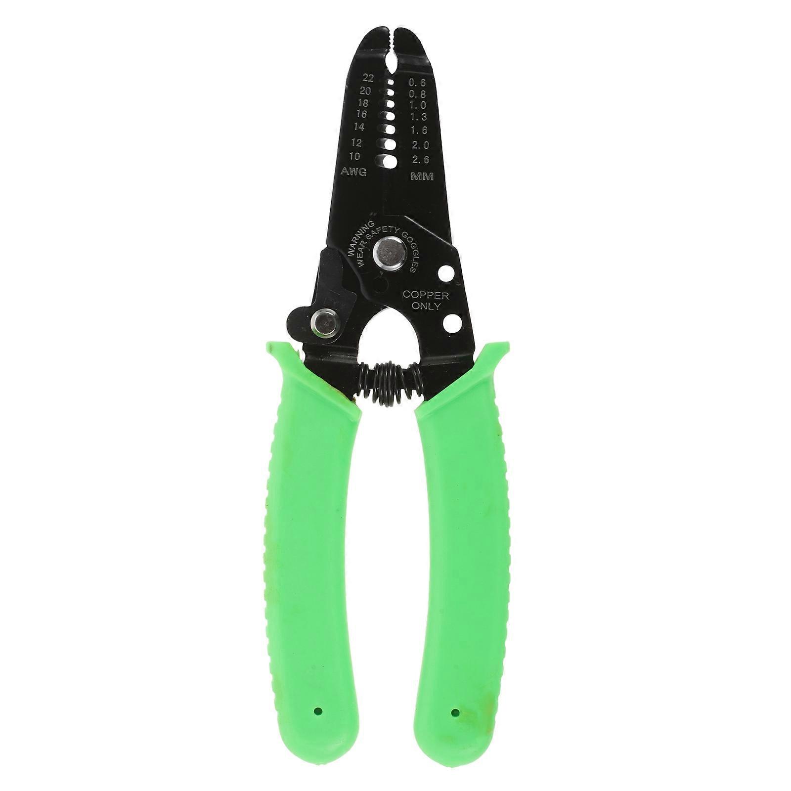 Wire Cutting Plier Handheld Tool for Electric Cable Stripping and Cutting 1 Set