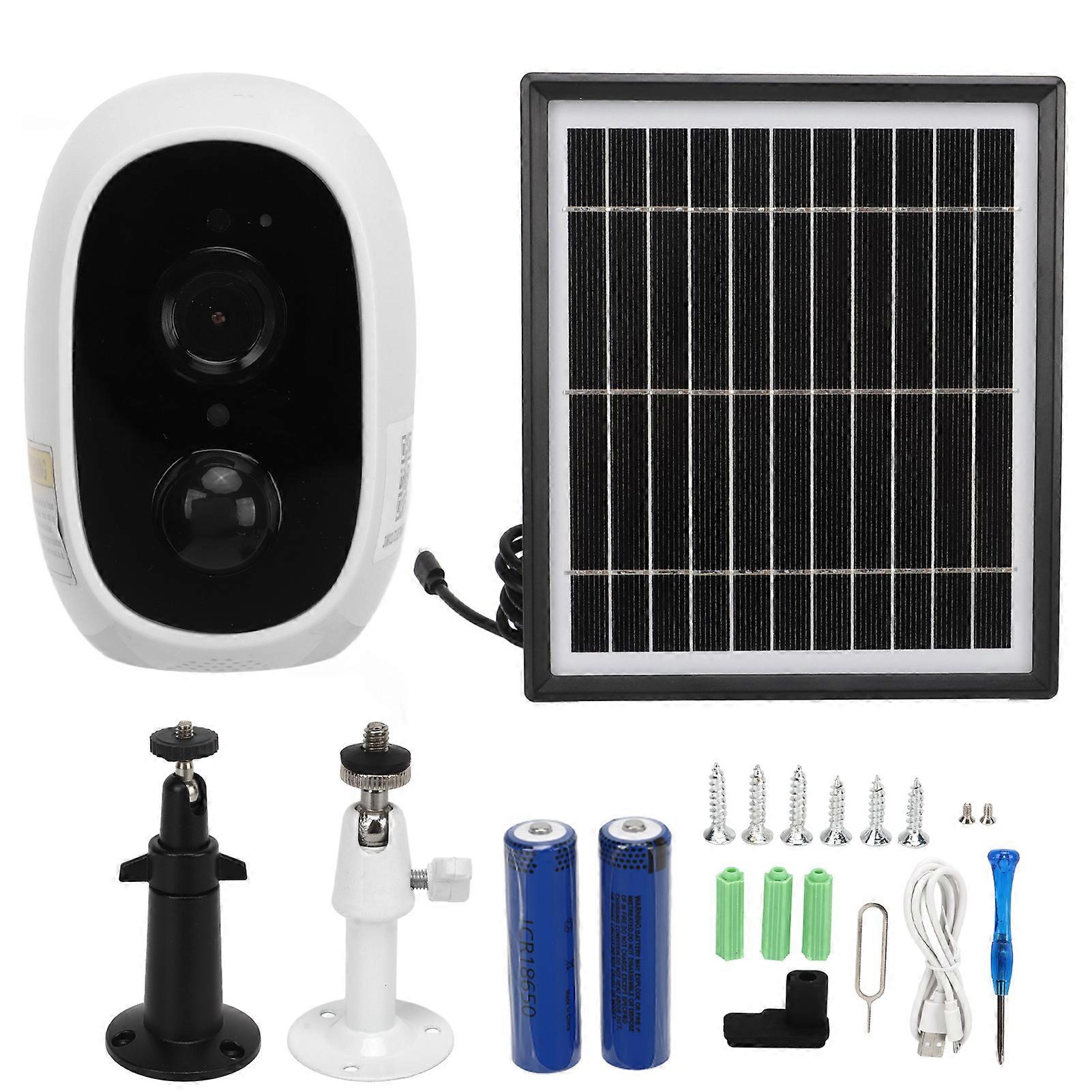 Wifi Solar Security Camera 3MP Image 1080P Solar Powered Outdoor Security Camera with AI Motion Detection Solar Panel Y6 S3
