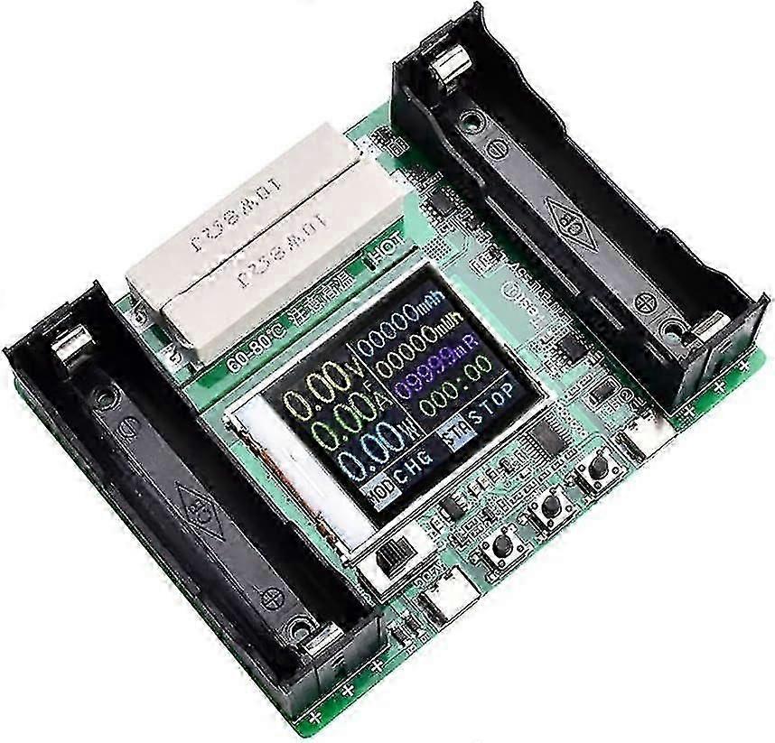 Battery Capacity Tester, Voltage Current Indicator 1.77in Tft Lcd Display Module For 18650 Lithium Battery