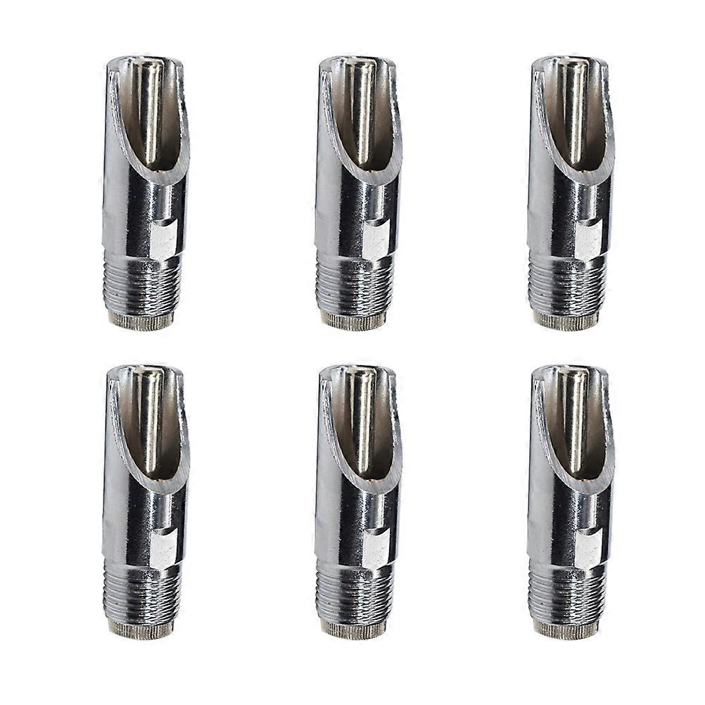Stainless Steel Pig Mouth Water Dispenser with Duckbill Design for Drinking 10pcs Silver