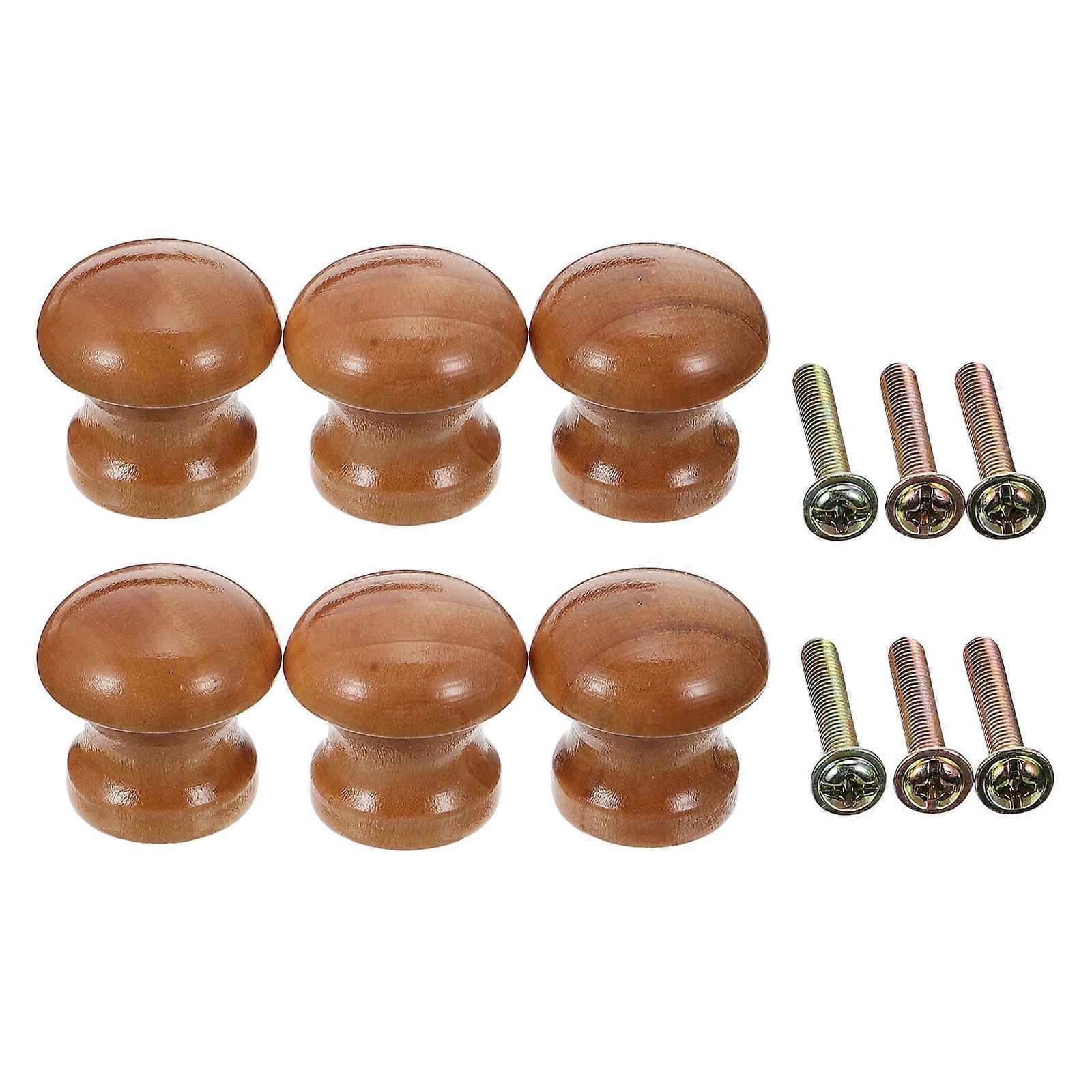 Brown Synthetic Cabinet Door Knob with Elegant Design for Home Use Smooth Touch Durable 12pcs