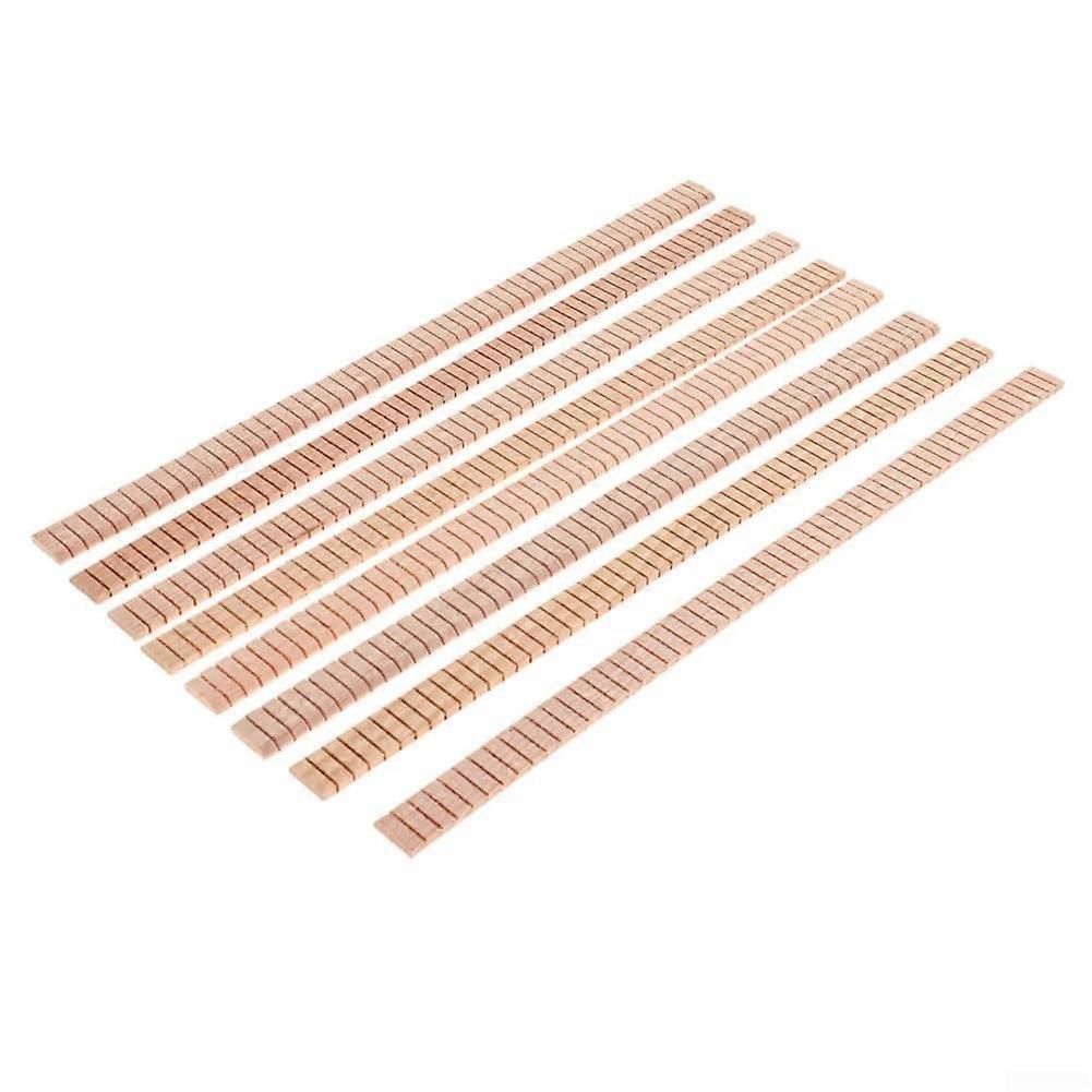Guitar Maker's Choice 8-Pack Spruce Strips for Inlay, 360 x 17 x 4 mm Size, Ideal for Guitar Crafting