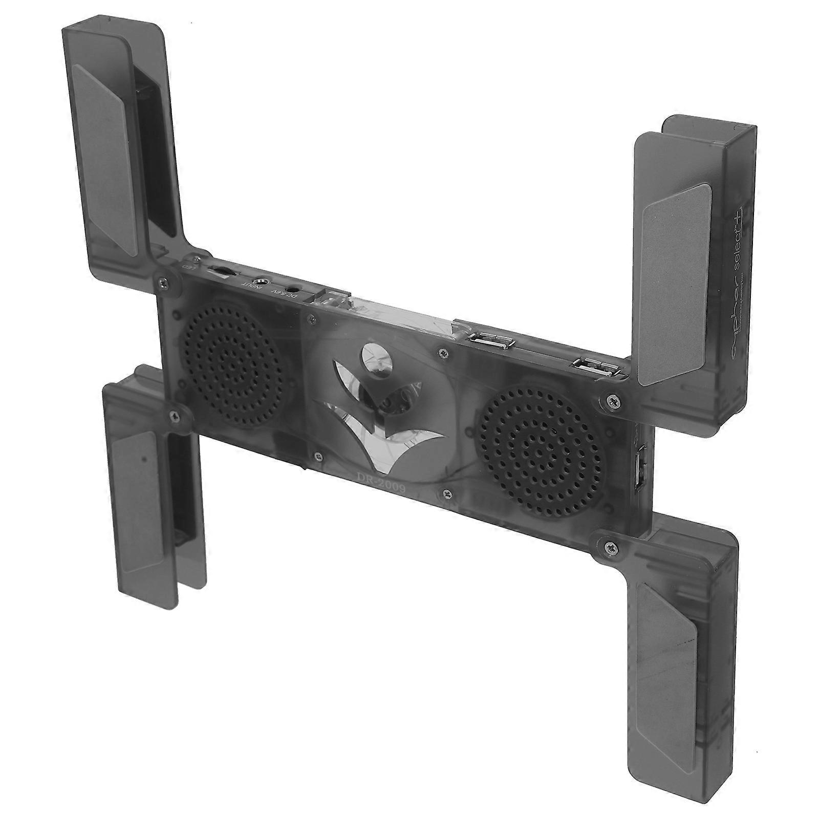 Laptop Cooling Fan Base Cooler For Laptop Use During Operation Foldable Grey Cooling Pad 1Set