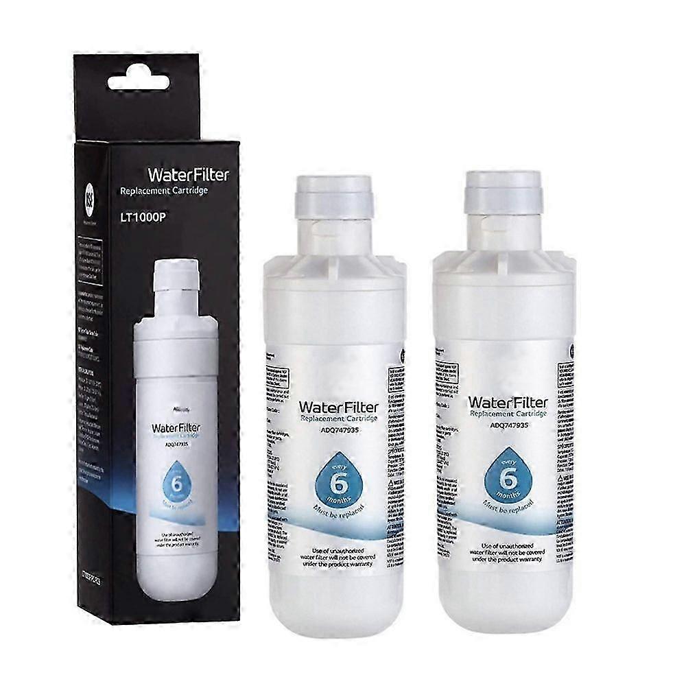 2x Efrigerator Inline Water Filter Purifier Replacement for  LT1000P ADQ747935
