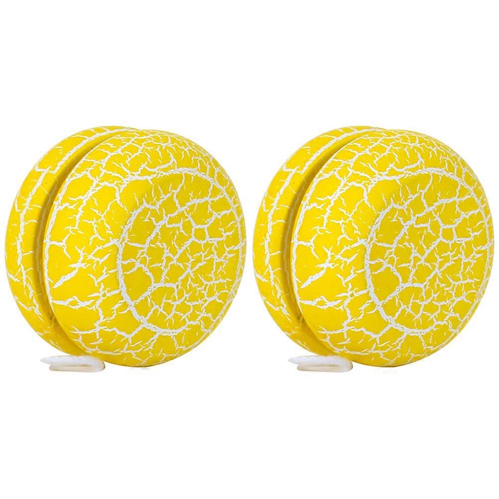 Adorable Yo-yo Balls 2Set Unisex Wooden String Balls Educational Indoor Outdoor Play Exercise Wrist Flexibility