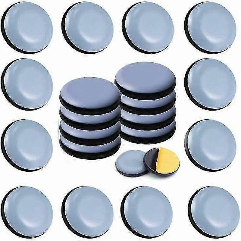 Self-Adhesive Teflon Furniture Glides - 20mm Table & Chair Foot Pads for Smooth Movement & Floor Protection