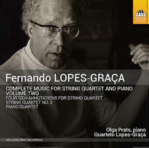 Lopes-Graca / Prats / Lopes-Graca Quartet - Complete Music for String Quartet & Piano 2  [COMPACT DISCS] USA import