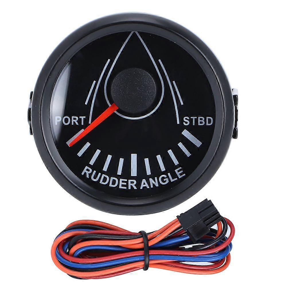 Universal Boat Rudder Angle Indicator 52mm 0-190ohm Signal with Sensor 9-32V