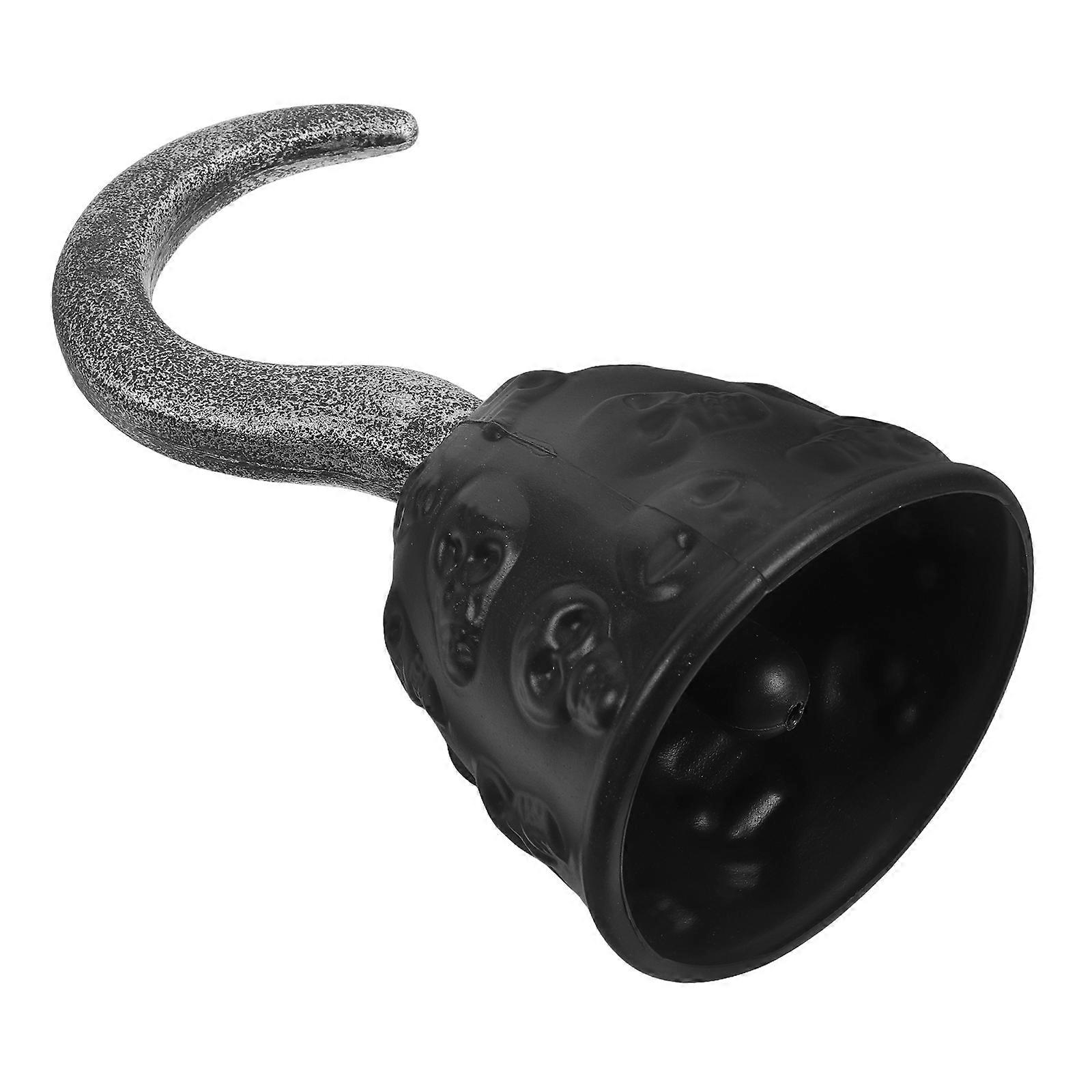 Retro Skull Pirate Hook Costume Accessory – Lightweight, Ergonomic Handle with Comfortable Grip for Halloween Party Dress Up