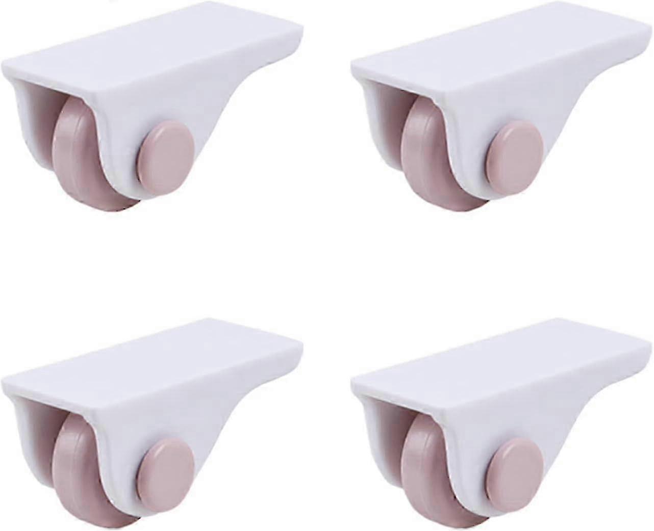Small Moving Wheels with 4PCS Self-Adhesive Casters and Strong Plastic Wheel Caster Stick-Ons Edition 0801