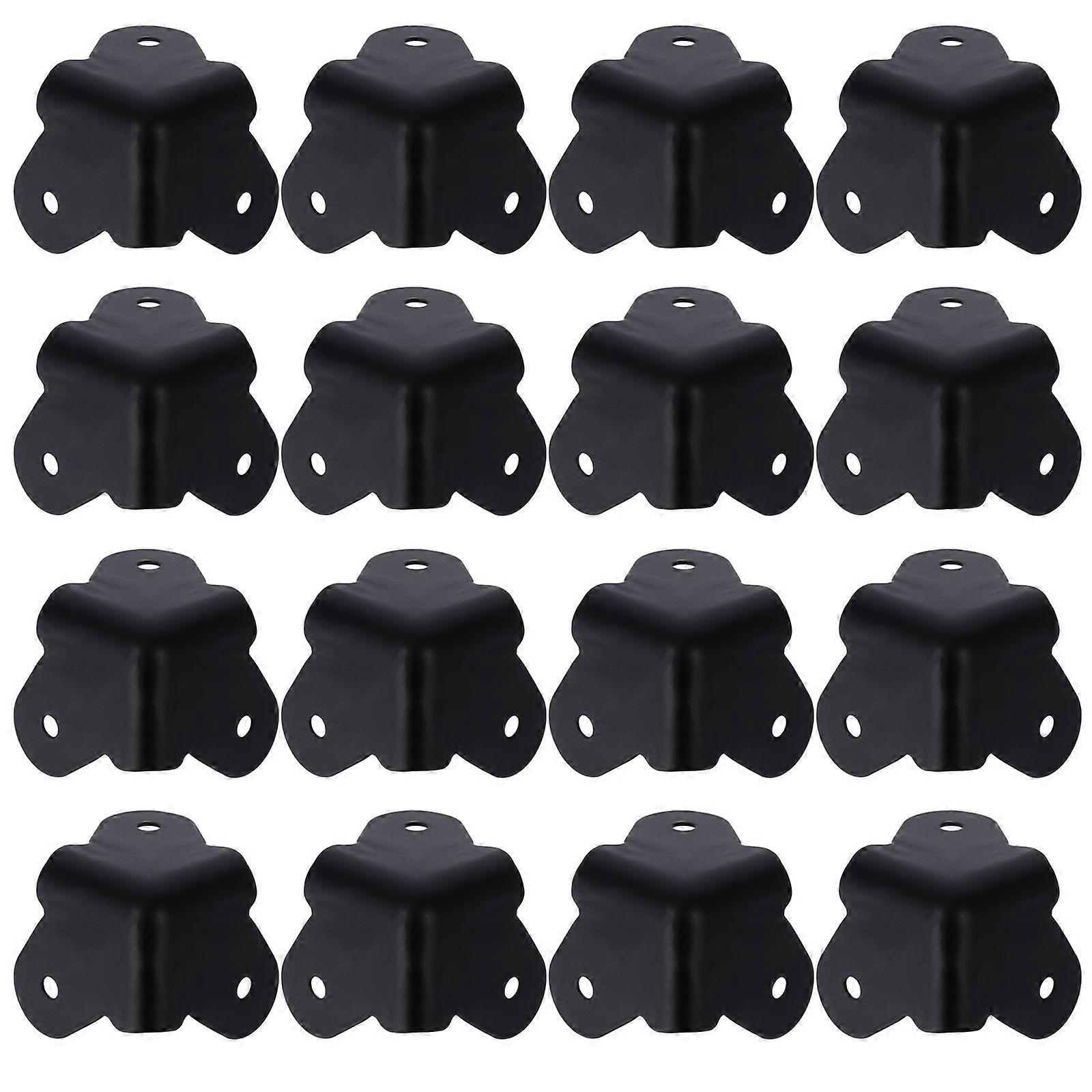 Durable 16pcs Speaker Corner Protectors Bumper Guards for Cabinets Amplifiers Reliable Sound Equipment Safety Cover for Daily Use and Replacement