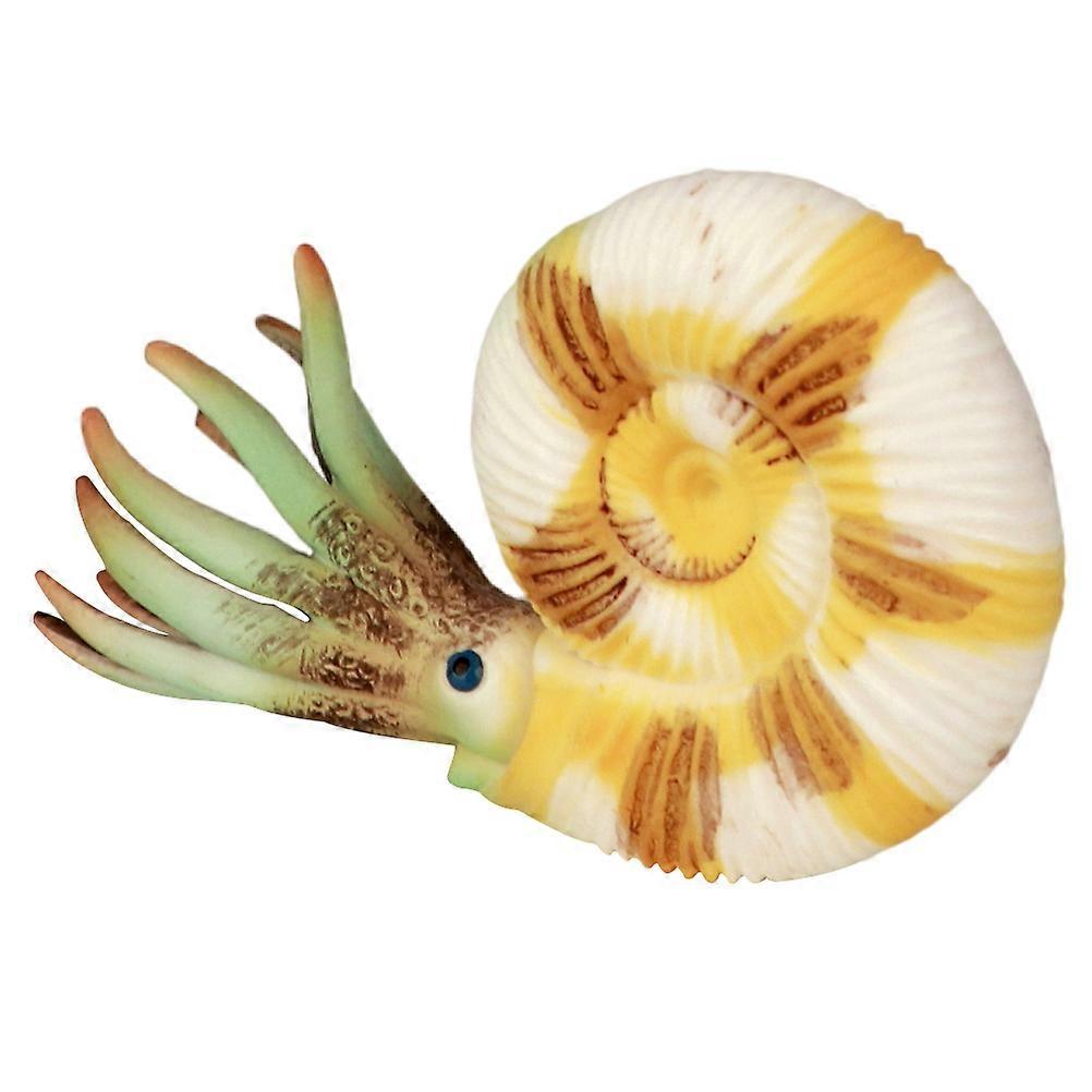 Realistic Vivid Nautilus Sea Animal Figurine for Educational Ocean Creature Desktop Decor and Early Learning Gift