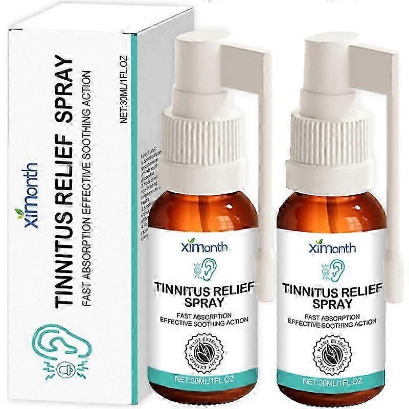 Tinnitus Spray Ear Ringing Relief Relieving Ear Drops Hearing 30ml