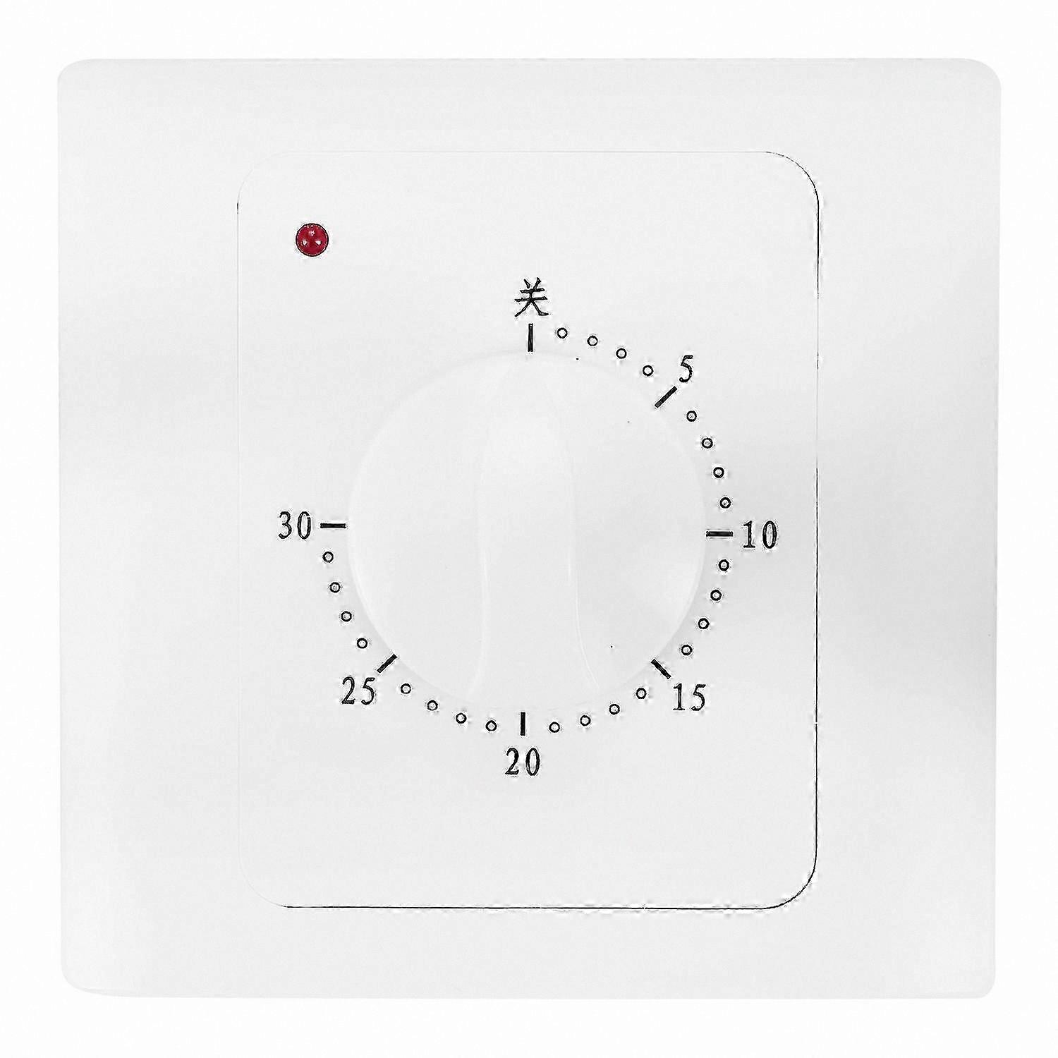 Digital Timer Switch Socket, 220V AC, 10A, 30-Minute Countdown Electric Plug Control for Home Appliances