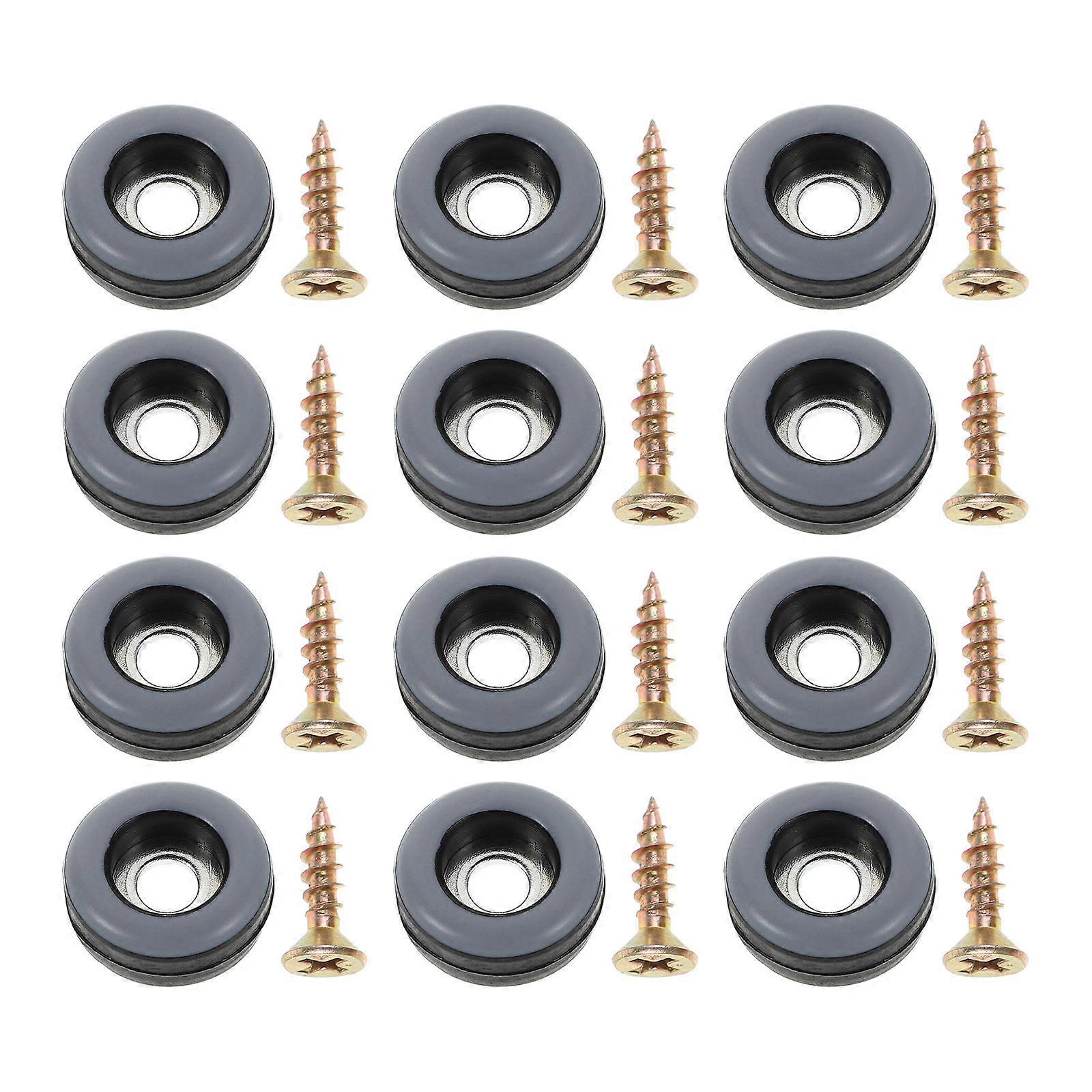 Non Skid Furniture Sliders 12pcs Set – Chair Leg Covers Floor Protectors for Carpet, Tables, Sofas & Stools to Prevent Scratches