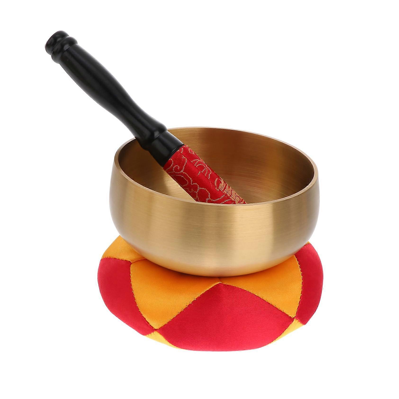 1 Piece Singing Bowl Handmade Meditation Bowl with Striker for Relaxation Produces Harmonious Sounds for Inner Peace and Balance