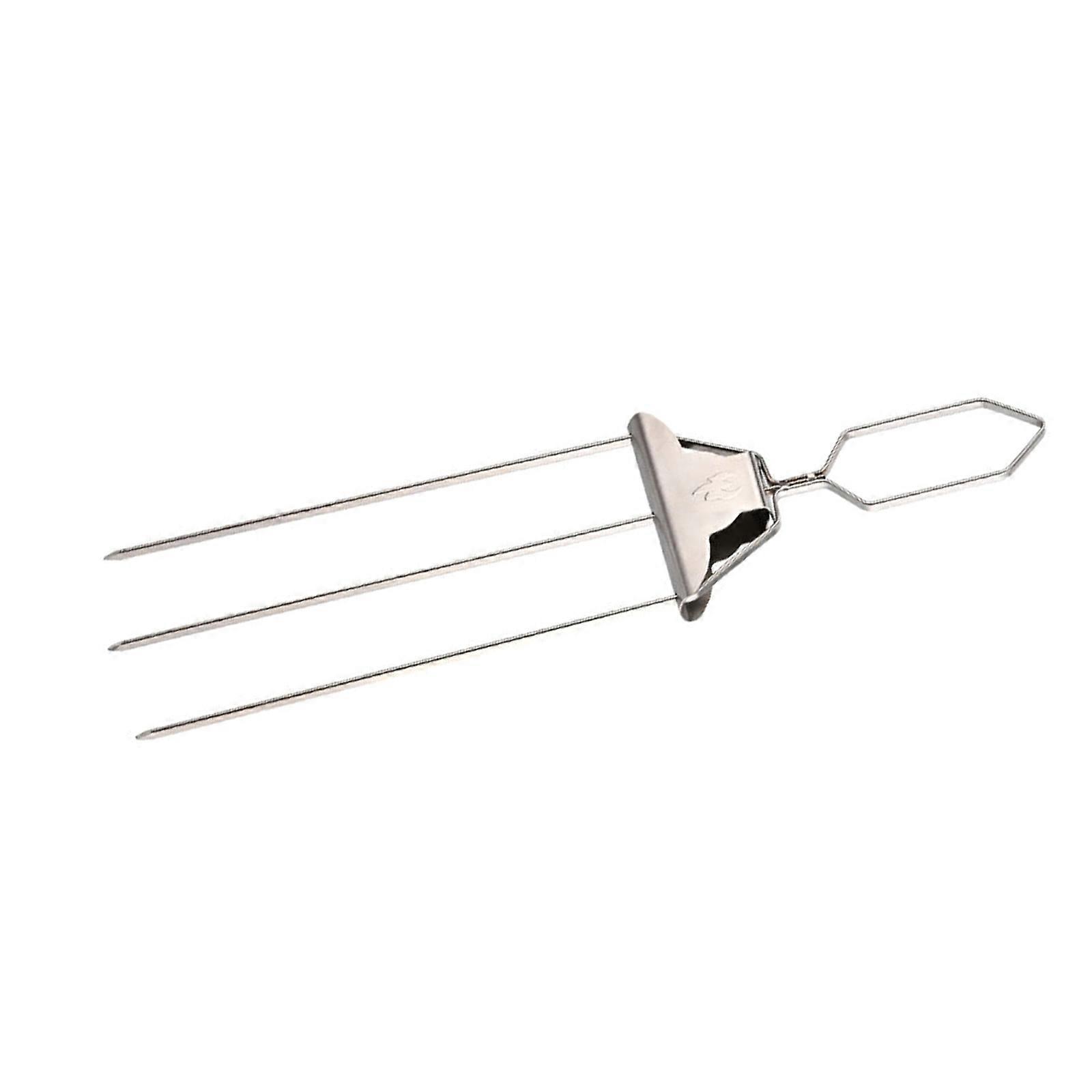 Durable BBQ Skewers Set with Ergonomic Handle Functional Stainless Steel Grilling Skewers For Delicate Kebabs Multicolor