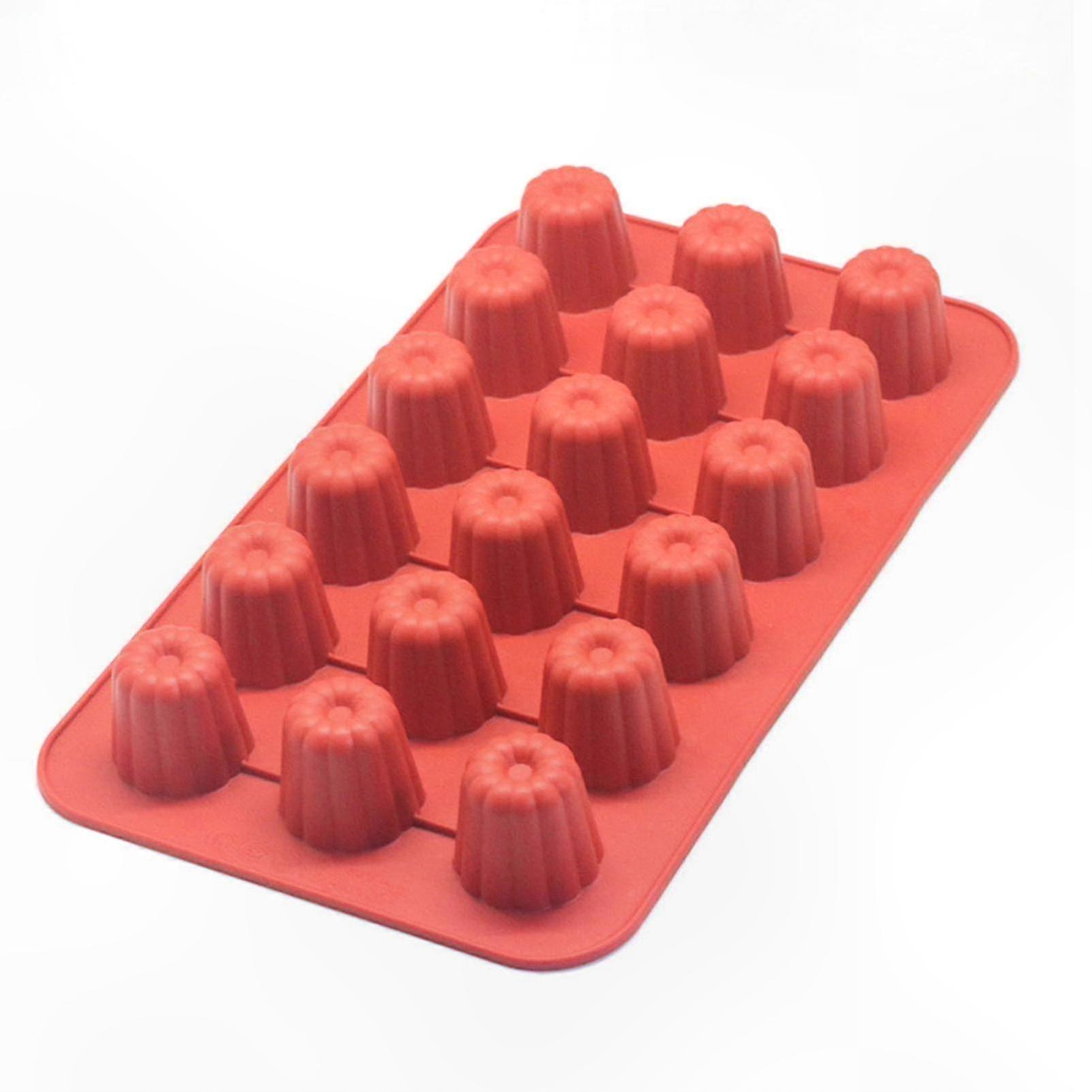 Silicone Dessert Mold for Canele and Cake Baking with Easy Release Feature for Home Kitchen Use