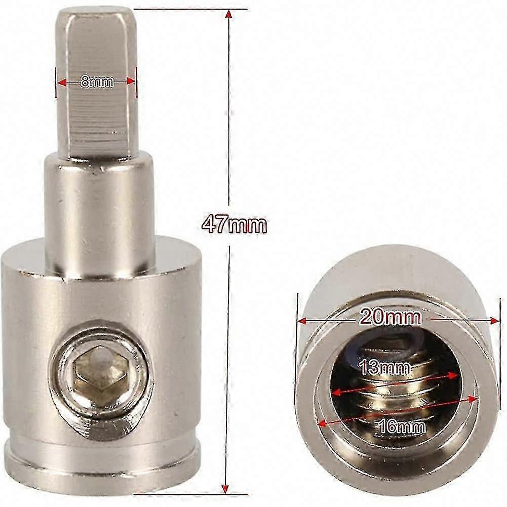 0 mätare till 4 gauge trådreducerare för förstärkaringång - mässing ström / jordadapter set med 4 st