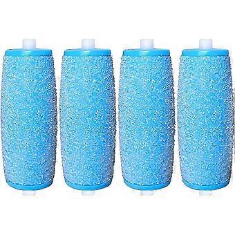 [4 Pack] Extra Rough Replacement Rollers Compatible for Scholl Velvet Smooth Express Pedi Electric Grater Replacement Rollers Compatible for Scholl Ve